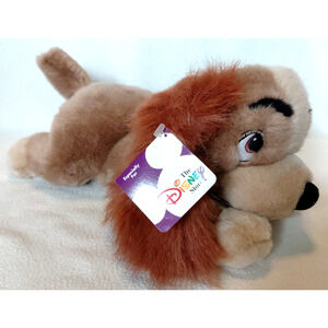 Vintage The Walt Disney Company Disney Store Lady and the Tramp Lady Plush NWT
